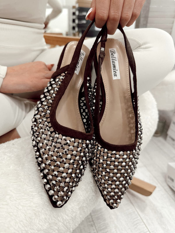 Women sandals G029 - BROWN