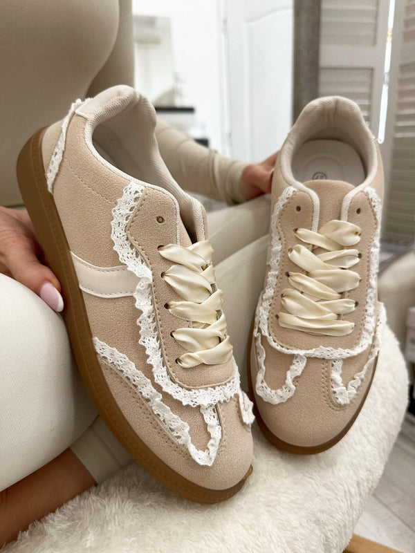 Women sneakers G032 - BEIGE