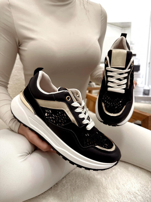 Women sneakers G034 - BLACK