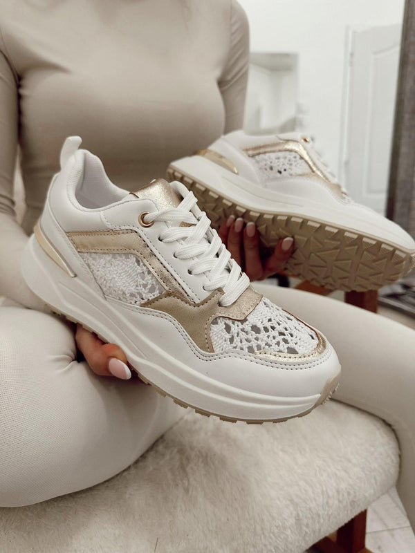 Women sneakers G034 - WHITE