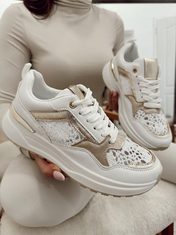 Women sneakers G034 - WHITE