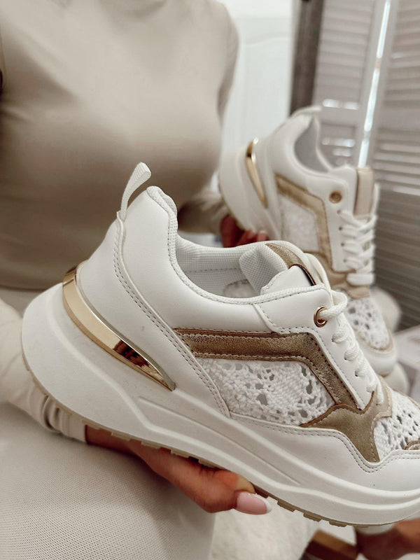 Women sneakers G034 - WHITE