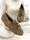 Damen Ballerinas G022 - DUNKELGRÜN