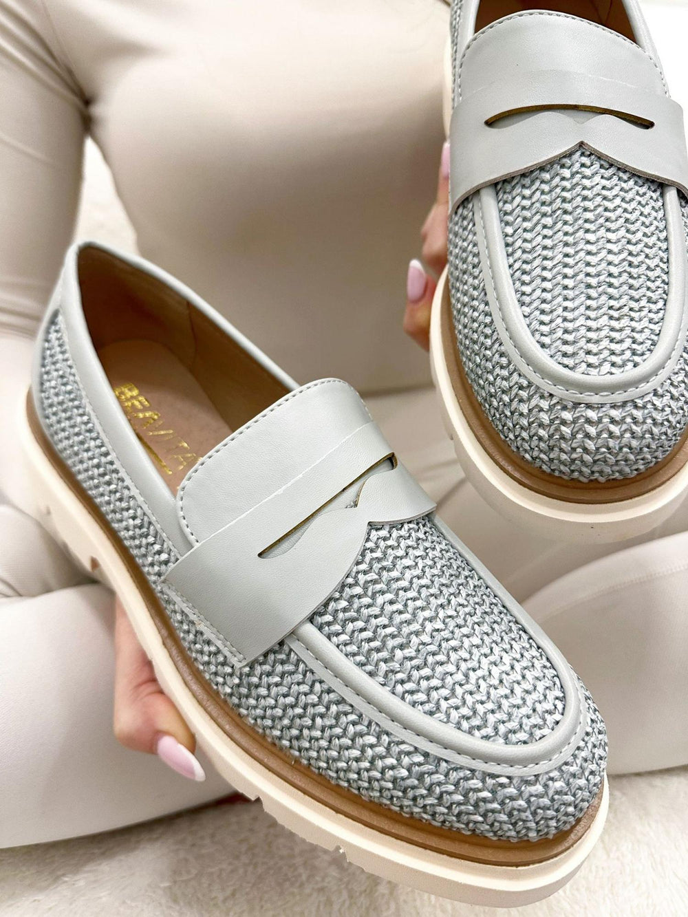 Women flats G015 - BLUE