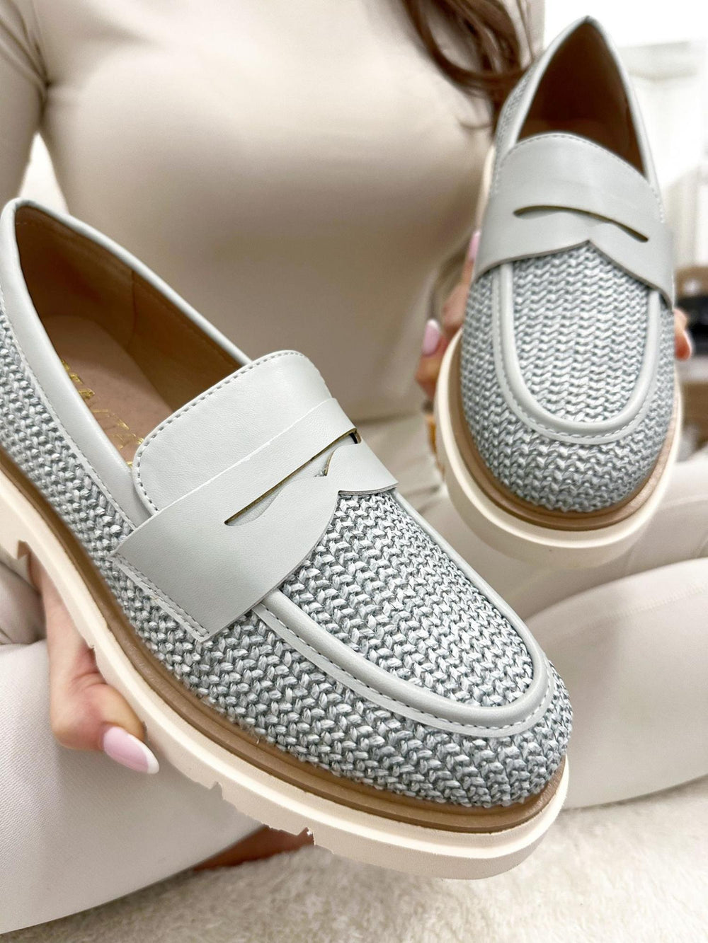 Women flats G015 - BLUE