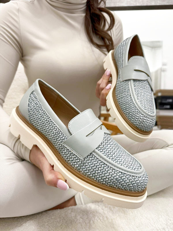 Women flats G015 - BLUE