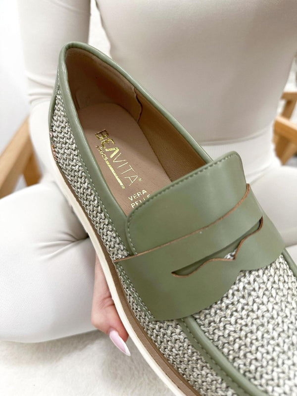 Women flats G015 - GREEN