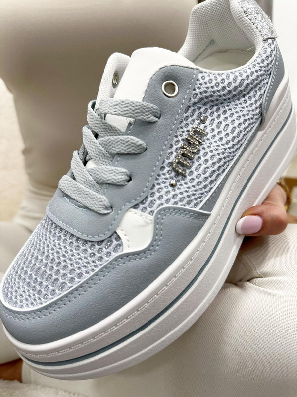 Women sneakers F997 - BLUE