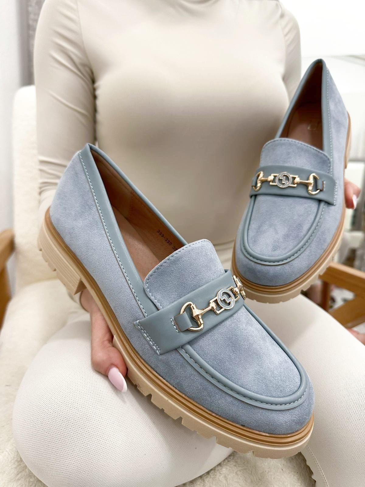 Damen-Ballerinas G018 - BLAU