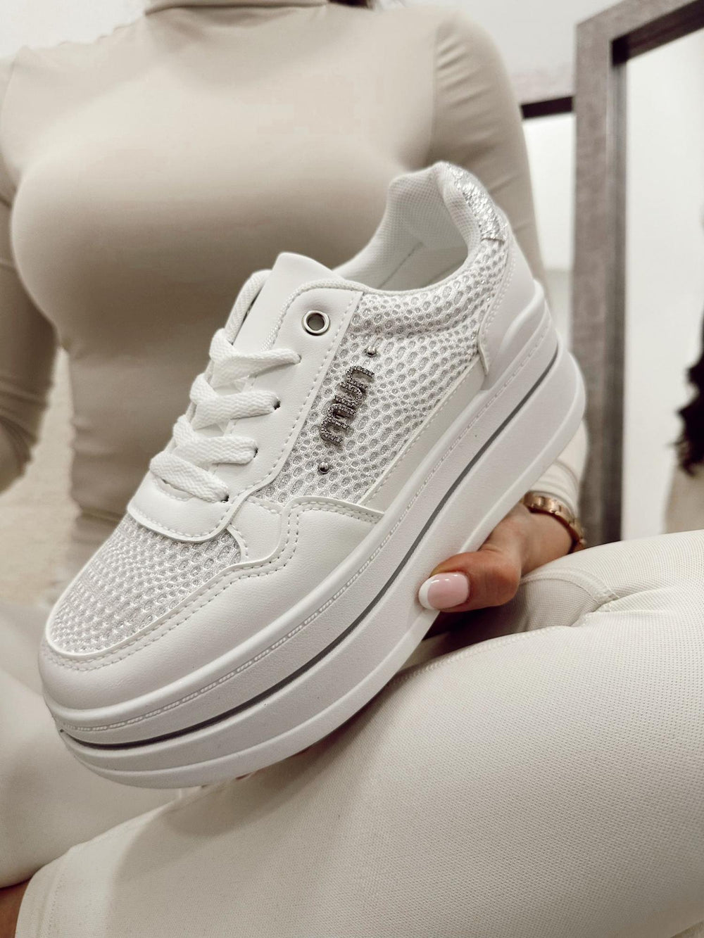 Damensneaker F997 - WEISS