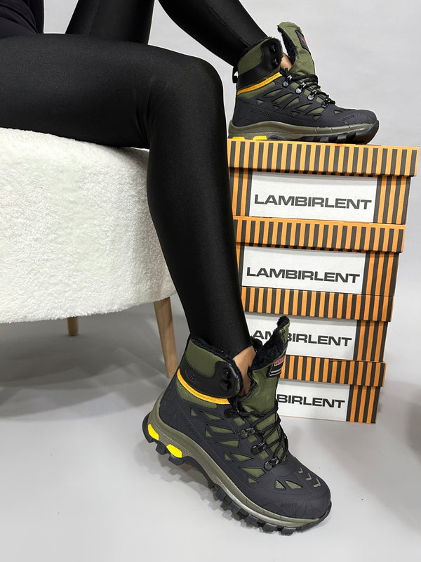 PANTOF DE TREKKING D548 - VERDE