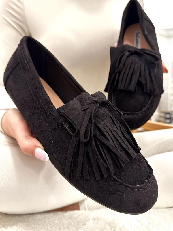 Women flats G021 - BLACK