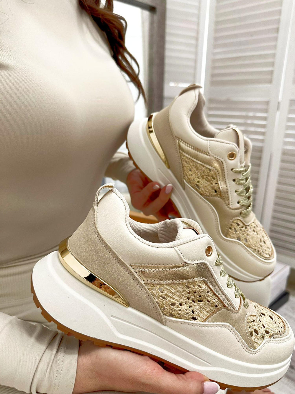 Turnschuhe G034 - BEIGE