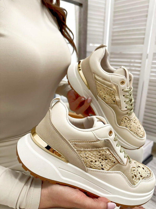 Turnschuhe G034 - BEIGE
