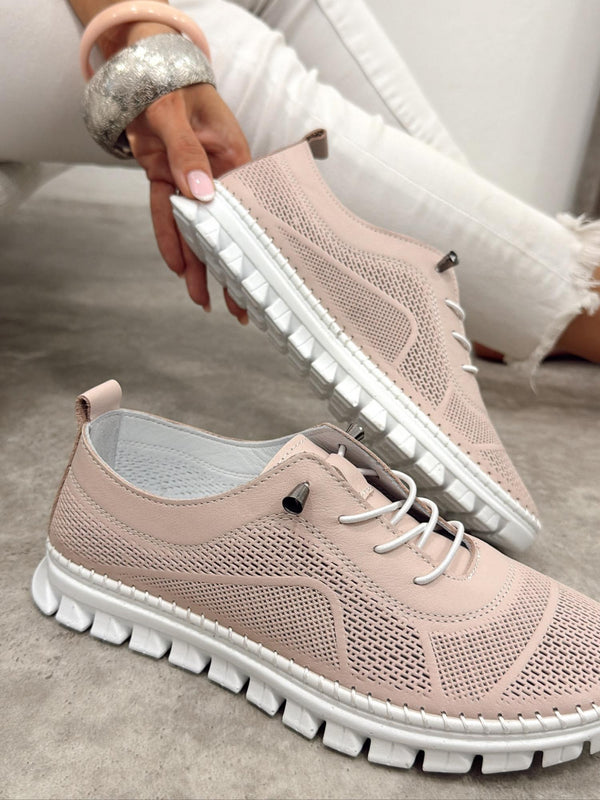 Turnschuhe aus Leder G400 - PINK