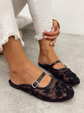 Women Slippers and Mules G481 - BLACK
