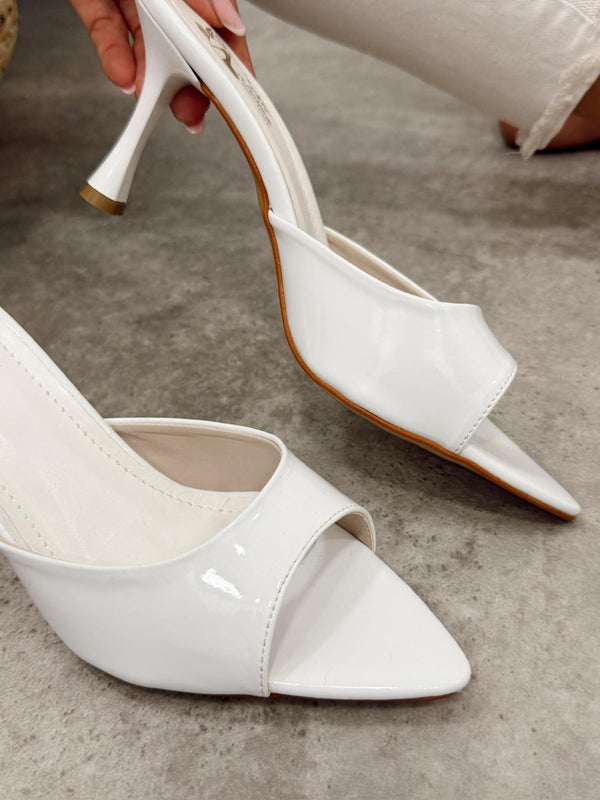 Women Slippers and Mules G502 - WHITE